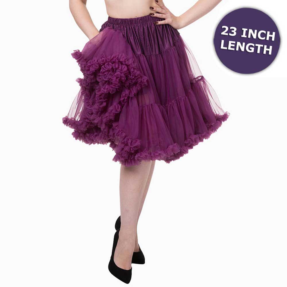 Dancing Days - Starlite Petticoat - Vintage - Paars